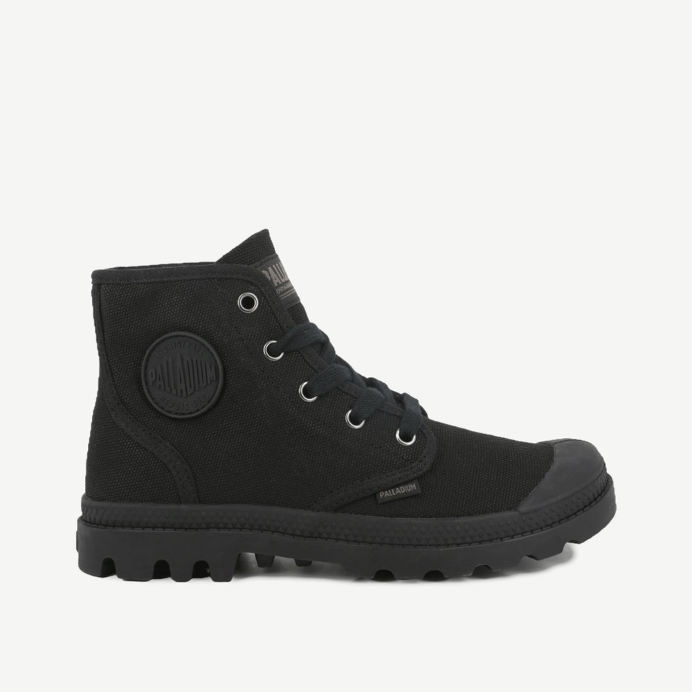 Palladium Women's Pampa Hi Canvas Boots in Black, Size 6.5 - Picture 6 of 6